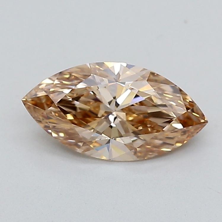 1.08 Ct. Light  Brown Marquise Lab Grown Diamond