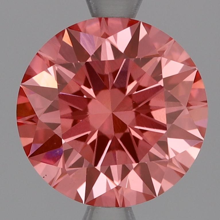 2.03 Ct. Fancy Vivid Pink Round Lab Grown Diamond