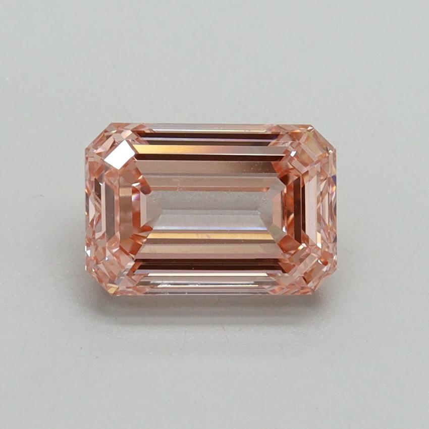 1.76 Ct. Fancy Intense Pink Emerald Lab Grown Diamond