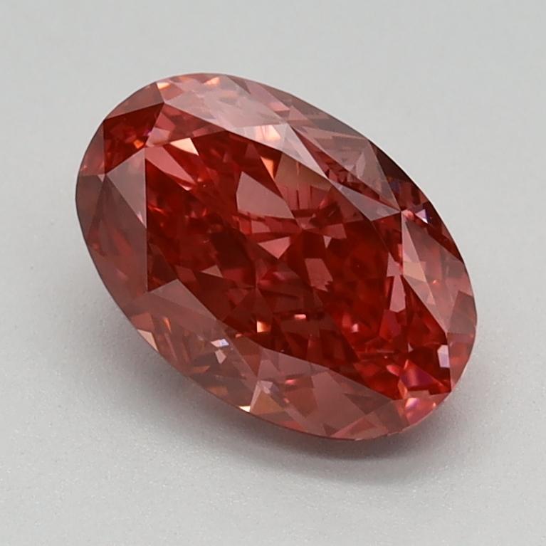 1.14 Ct. Fancy Vivid Pink Oval Lab Grown Diamond