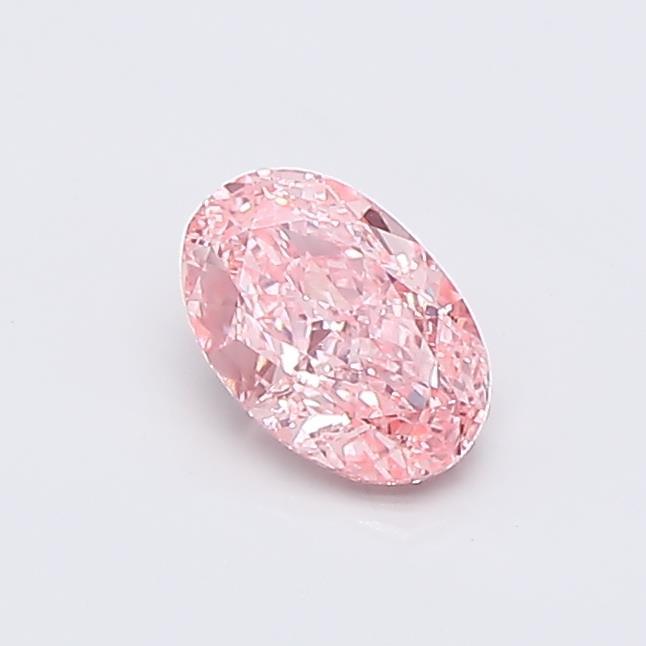 0.54 Ct. Fancy Vivid  Pink Oval Lab Grown Diamond