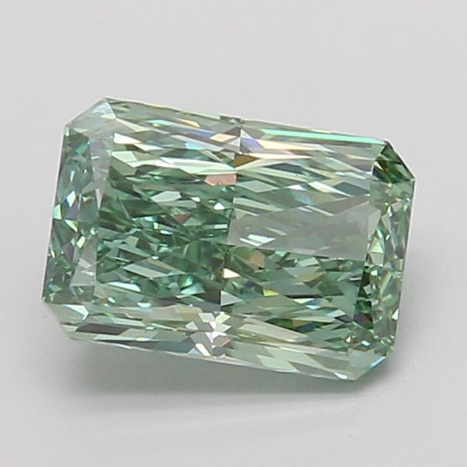 2.08 Ct. Fancy Vivid Green Radiant Lab Grown Diamond