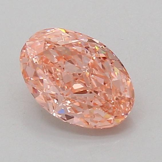 1.02 Ct. Fancy Vivid Pink Oval Lab Grown Diamond