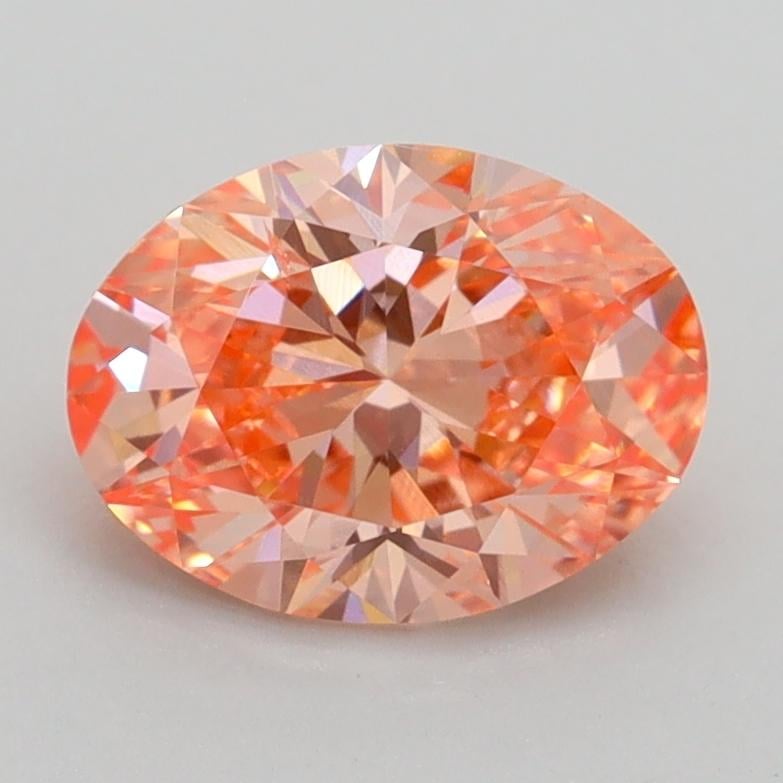 1.40 Ct. Fancy Vivid Pink Oval Lab Grown Diamond