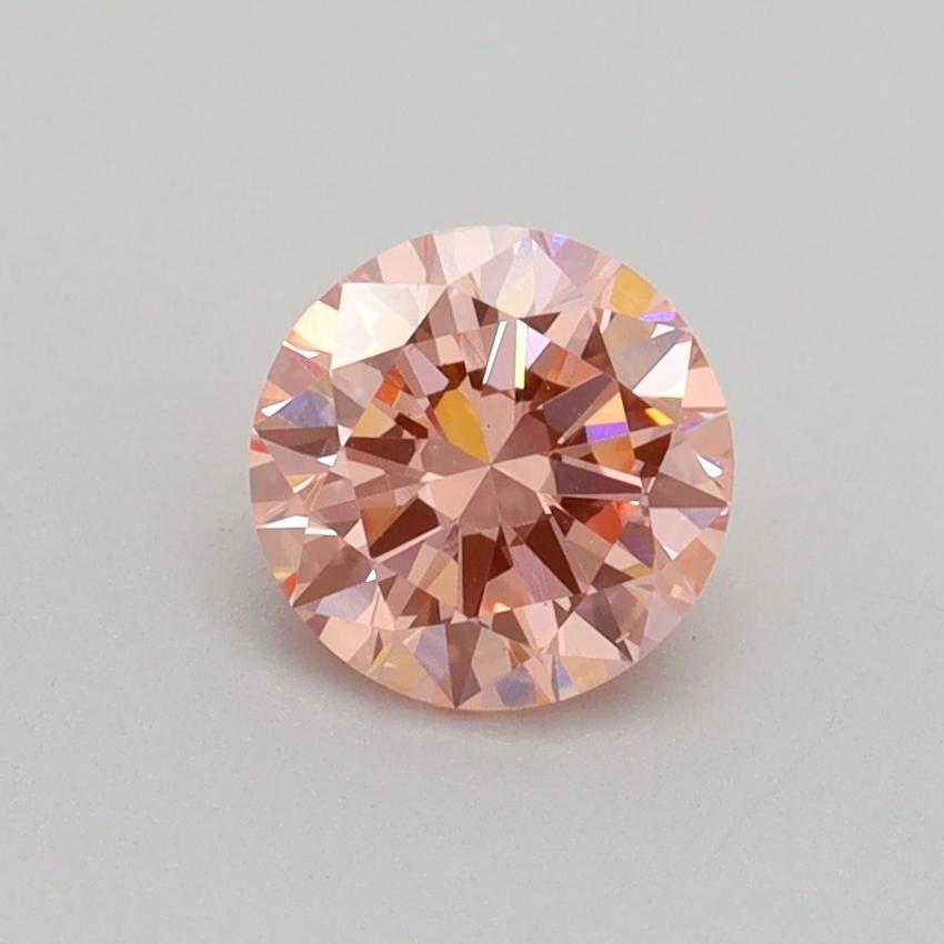 0.80 Ct. Fancy Intense Pink Round Lab Grown Diamond