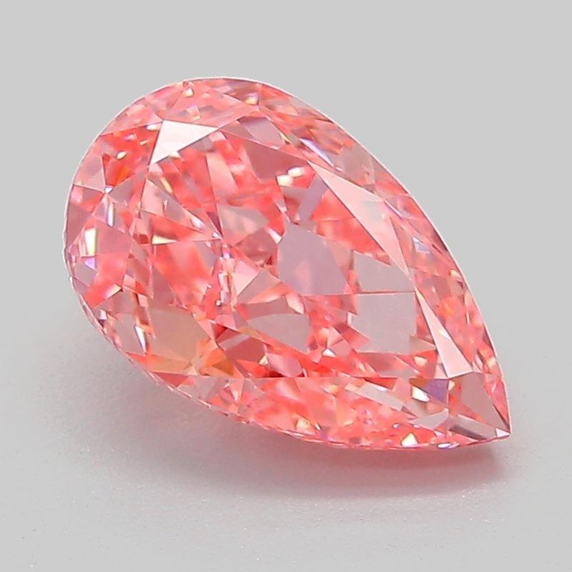 2.03 Ct. Fancy Vivid Pink Pear Lab Grown Diamond