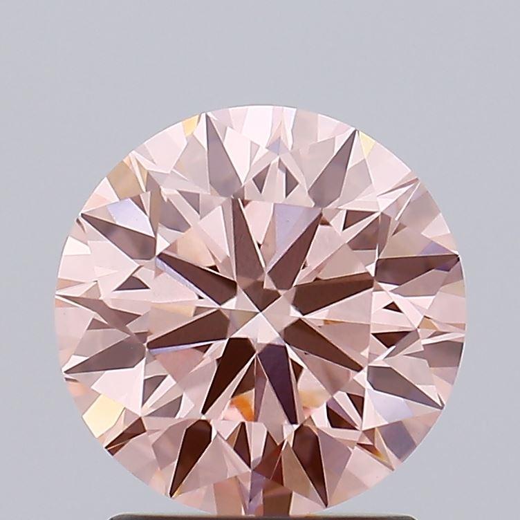 1.89 Ct. Fancy Intense Pink Round Lab Grown Diamond