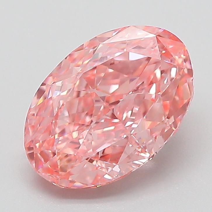 2.08 Ct. Fancy Pink Oval Lab Grown Diamond
