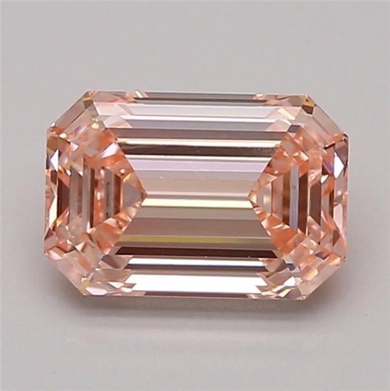 1.57 Ct. Fancy Vivid Pink Emerald Lab Grown Diamond