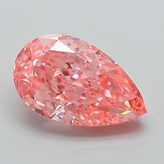 1.06 Ct. Fancy Vivid Pink Pear Lab Grown Diamond