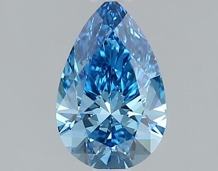 1.05 Ct. Fancy Vivid Blue Pear Lab Grown Diamond