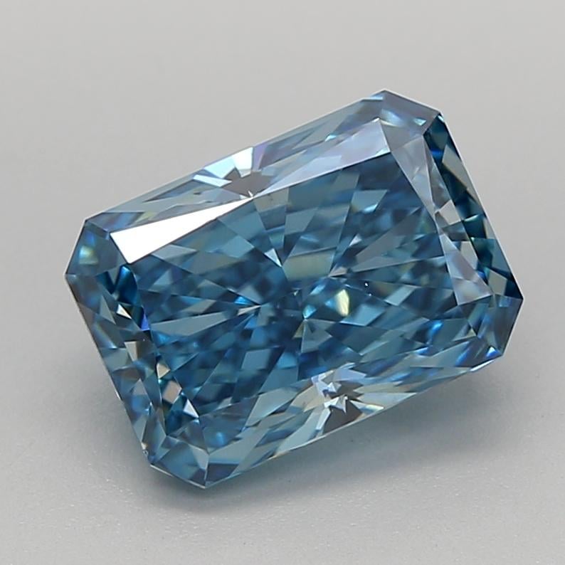 2.04 Ct. Fancy Vivid  Blue Radiant Lab Grown Diamond