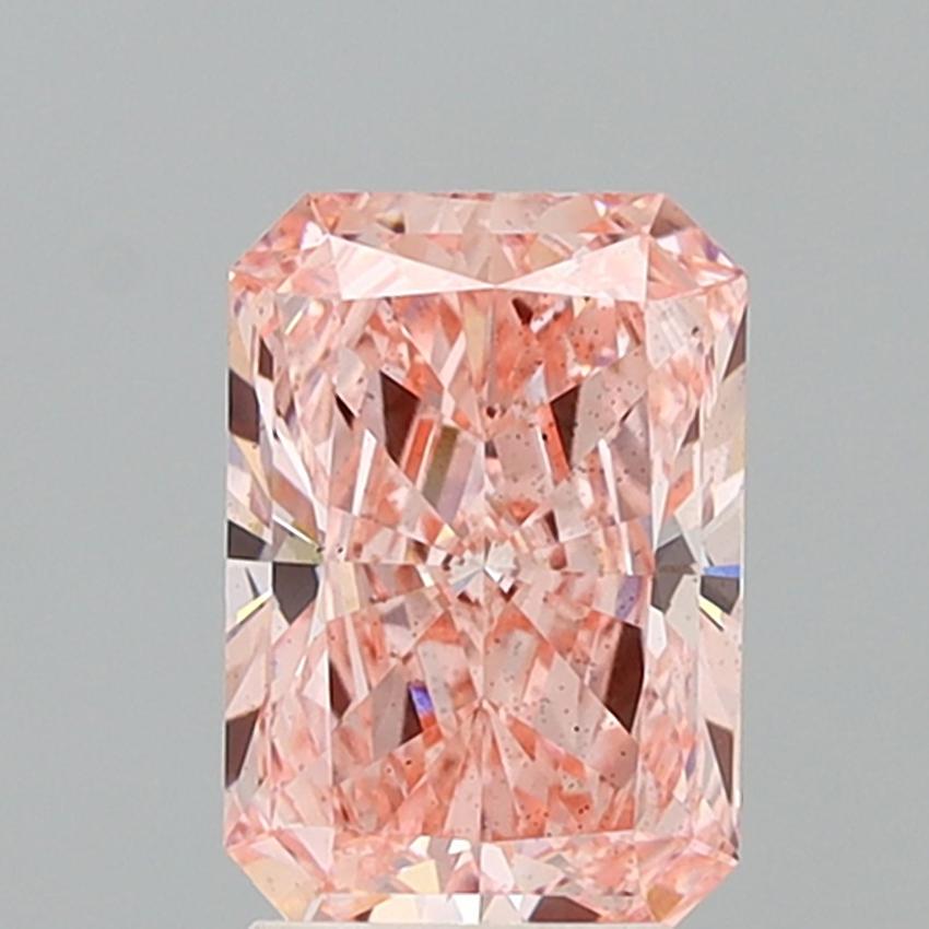 2.99 Ct. Fancy Vivid Pink Radiant Lab Grown Diamond