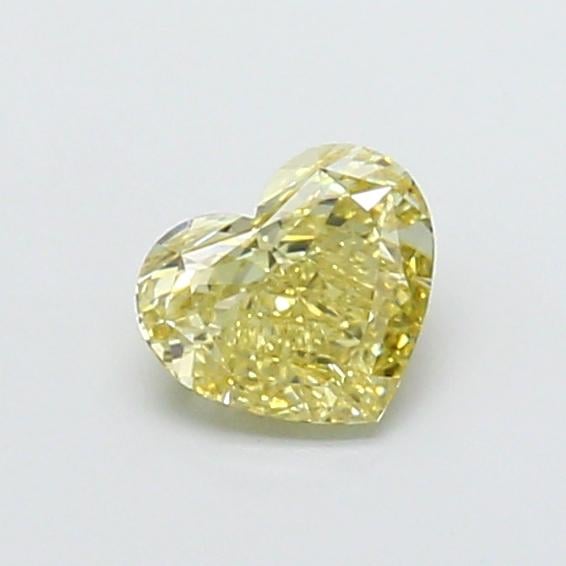 1.03 Ct. Fancy Light Yellow Heart Lab Grown Diamond