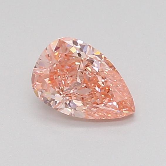 0.57 Ct. Fancy Vivid Pink Pear Lab Grown Diamond