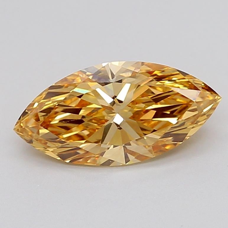 2.06 Ct. Fancy Intense  Yellow Marquise Lab Grown Diamond