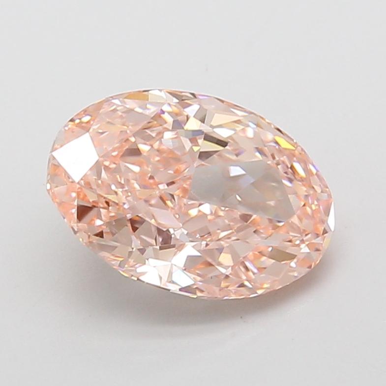 2.56 Ct. Fancy Vivid Pink Oval Lab Grown Diamond