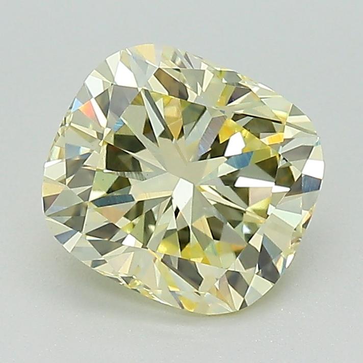1.56 Ct. Fancy Intense Yellow Cushion Lab Grown Diamond