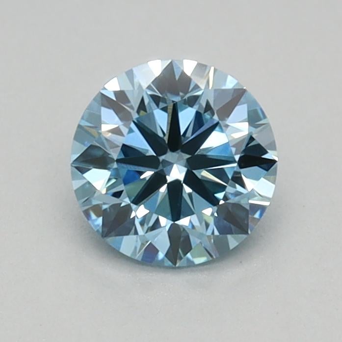 0.34 Ct. Fancy Vivid Blue Round Lab Grown Diamond