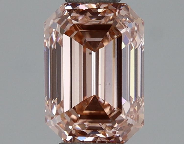 1.00 Ct. Fancy Intense Pink Emerald Lab Grown Diamond