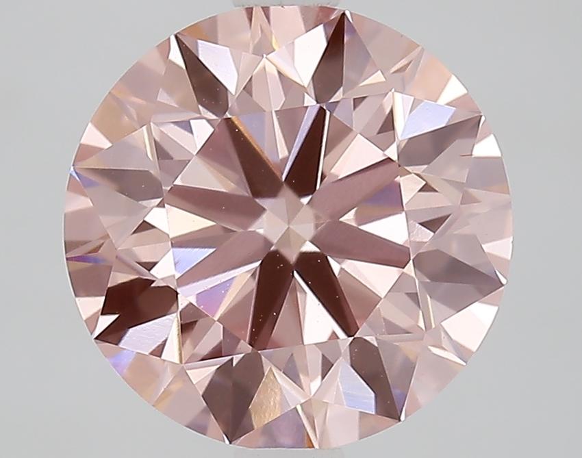 2.81 Ct. Fancy Vivid Pink Round Lab Grown Diamond
