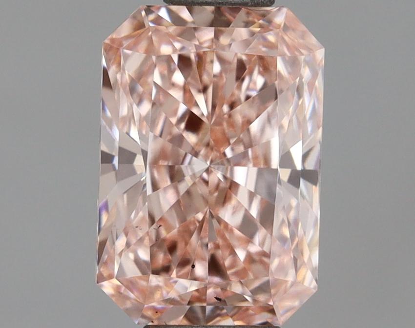 1.04 Ct. Fancy Vivid  Pink Radiant Lab Grown Diamond