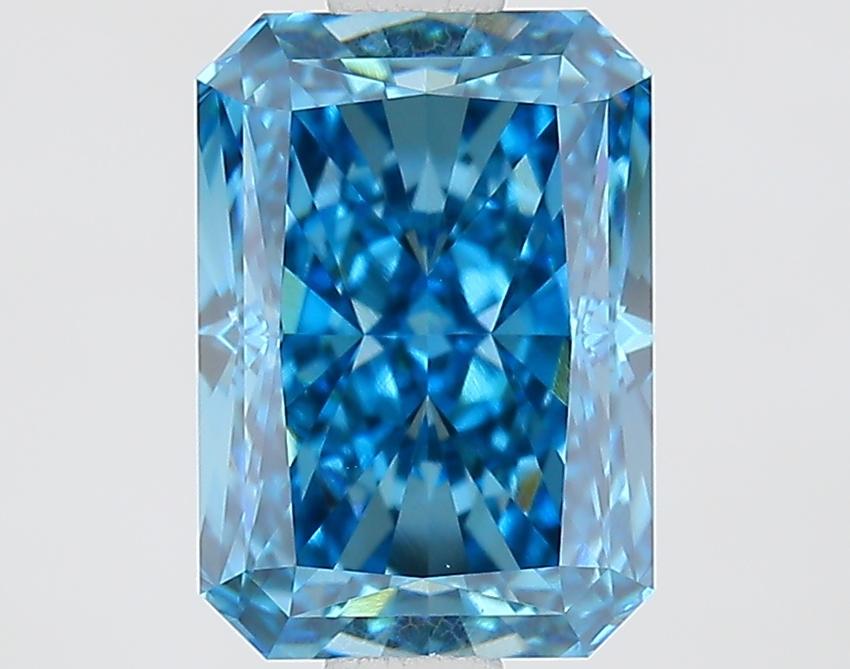 1.71 Ct. Fancy Vivid Blue Radiant Lab Grown Diamond
