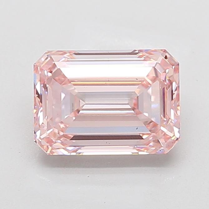 4.20 Ct. Fancy Intense Pink Emerald Lab Grown Diamond