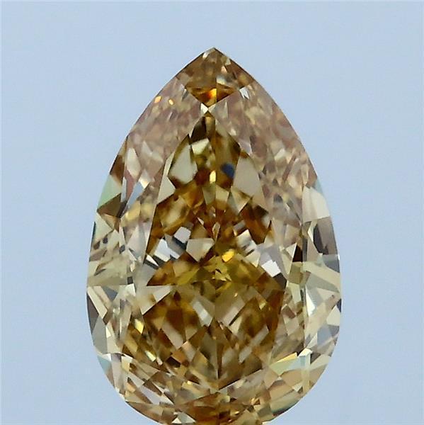 1.57 Ct. Fancy Intense Yellow Pear Lab Grown Diamond