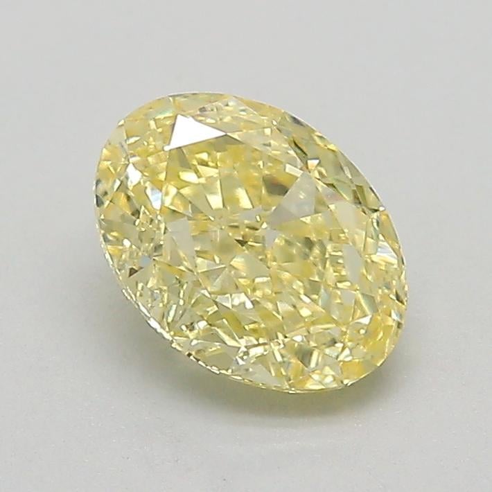 1.03 Ct. Fancy Yellow Oval Lab Grown Diamond