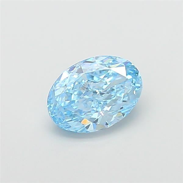 2.00 Ct. Fancy Vivid Blue Oval Lab Grown Diamond
