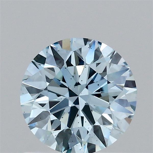 1.02 Ct. Fancy Vivid Blue Round Lab Grown Diamond