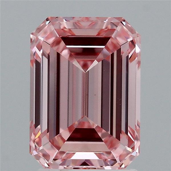 2.53 Ct. Fancy Intense Pink Emerald Lab Grown Diamond