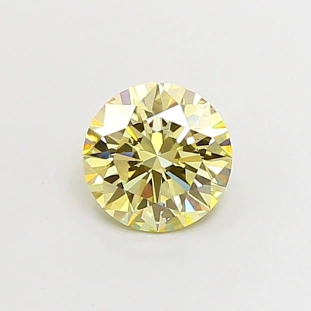 1.09 Ct. Fancy Light Yellow Round Lab Grown Diamond