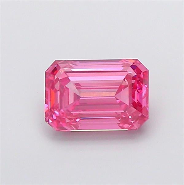 1.52 Ct. Fancy Vivid Pink Emerald Lab Grown Diamond