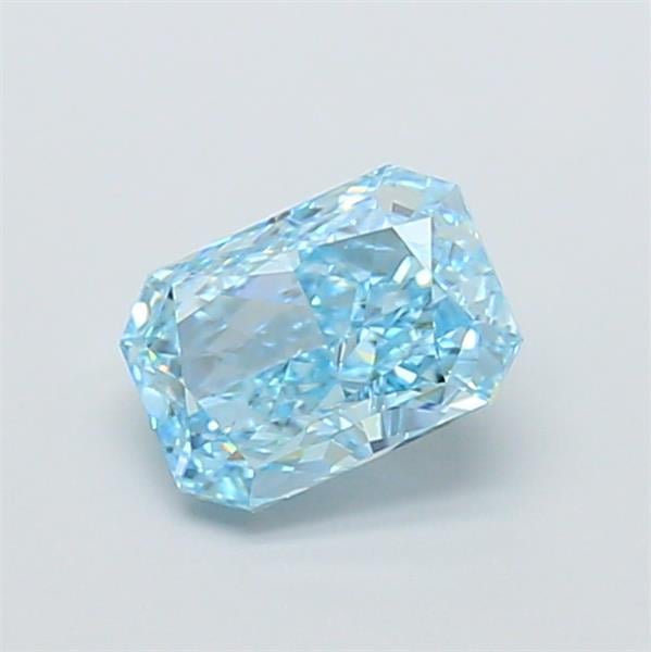 1.01 Ct. Fancy Vivid  Blue Radiant Lab Grown Diamond
