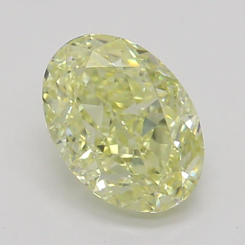 0.58 Ct. Fancy Yellow Oval Diamond