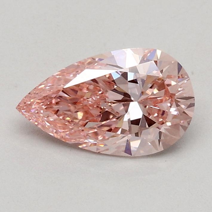 0.52 Ct. Fancy Intense Pink Pear Lab Grown Diamond
