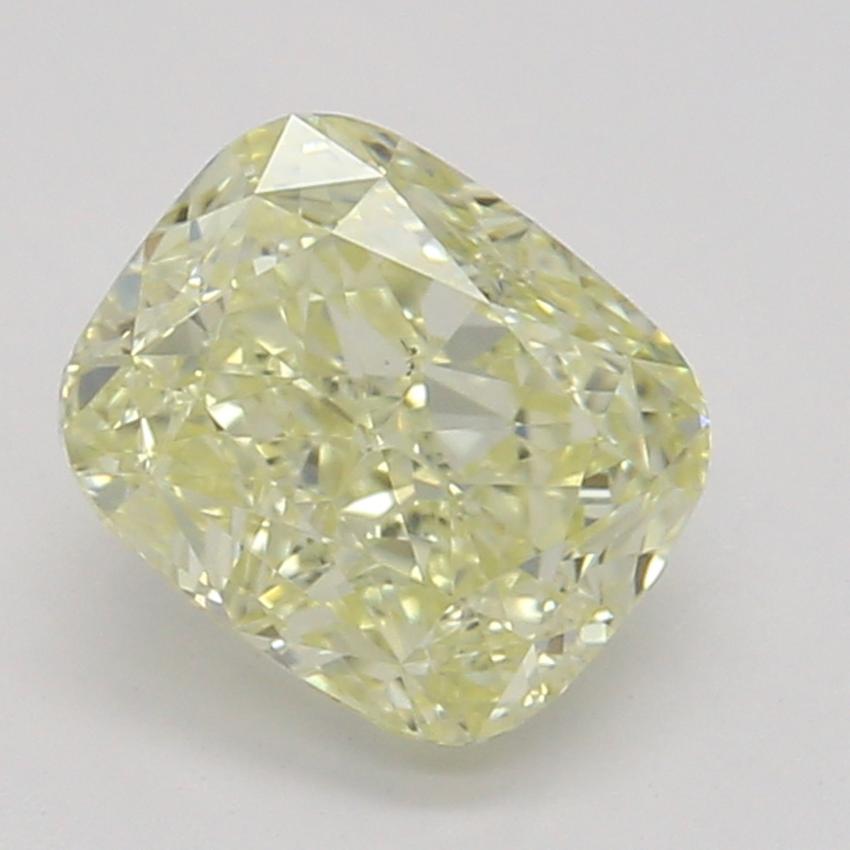 0.69 Ct. Fancy Light Yellow Cushion Diamond