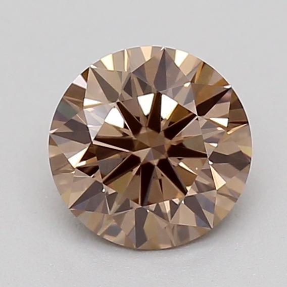 0.39 Ct. Fancy Light  Brown Round Lab Grown Diamond