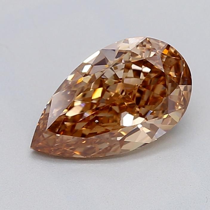 1.00 Ct. Fancy  Brown Pear Lab Grown Diamond
