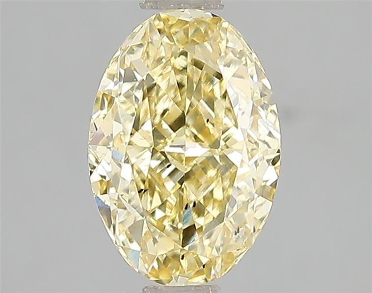2.06 Ct. Fancy Vivid Yellow Oval Lab Grown Diamond