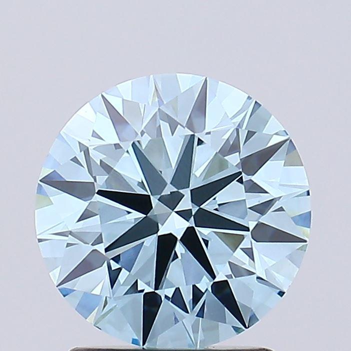 1.87 Ct. Fancy Intense Blue Round Lab Grown Diamond
