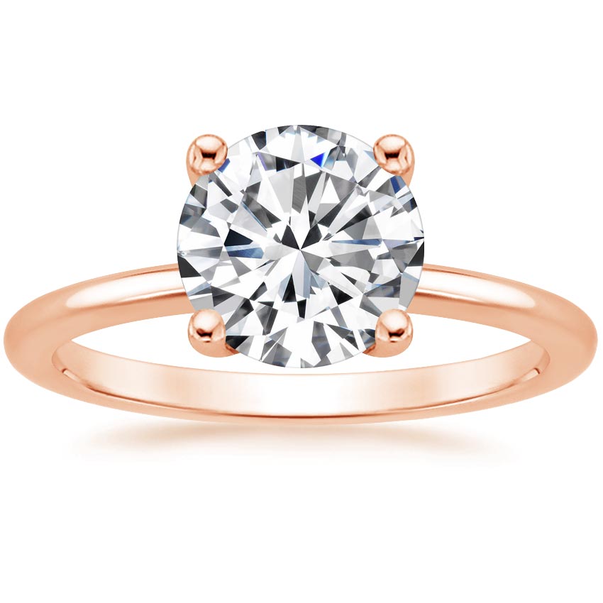 14K Rose Gold Perfect Fit Ring, large top view