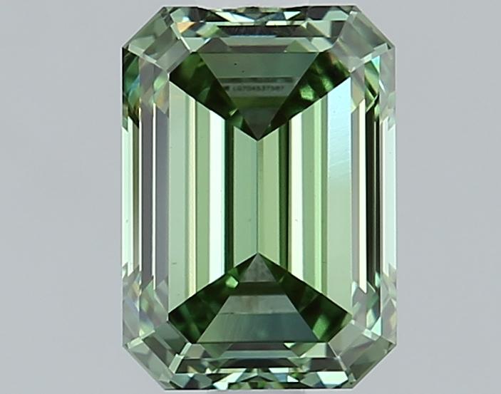 1.46 Ct. Fancy Vivid Green Emerald Lab Grown Diamond
