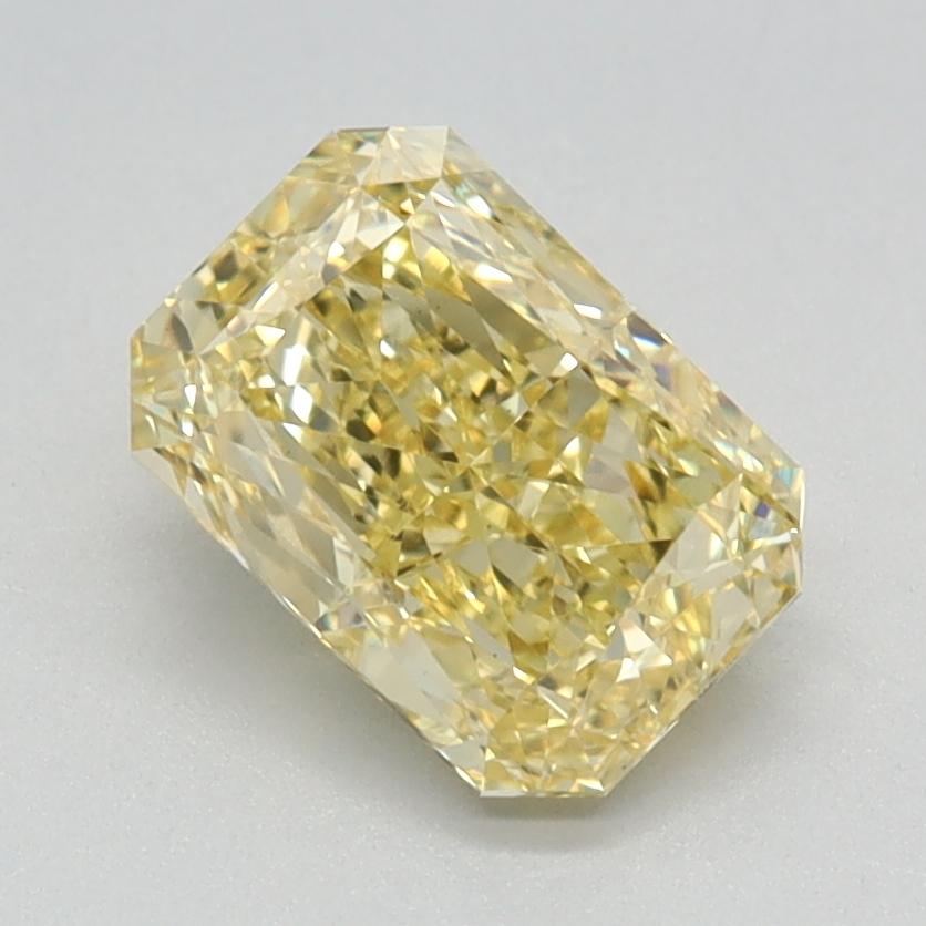 1.36 Ct. Fancy Vivid Yellow Radiant Lab Grown Diamond