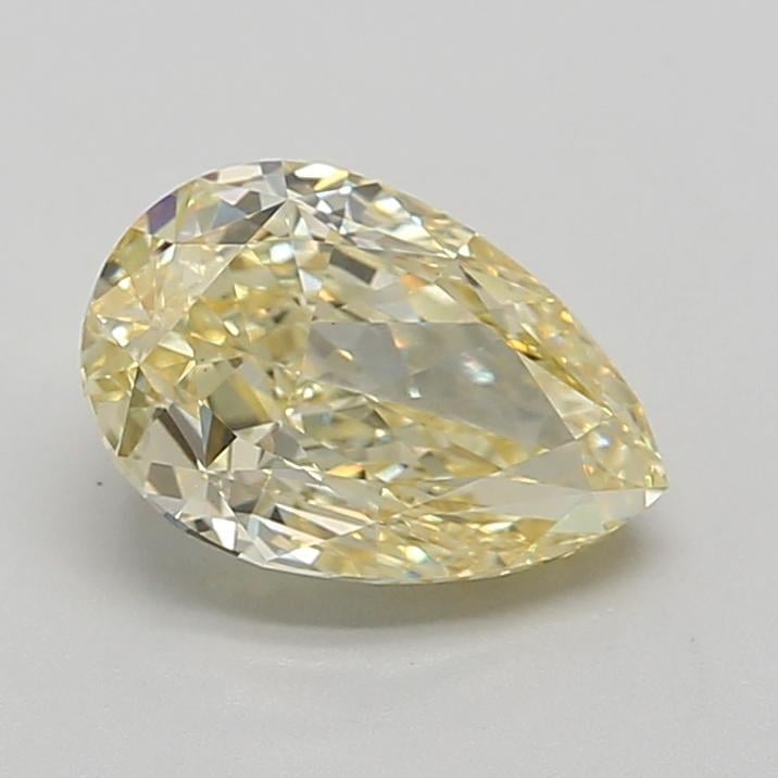 2.10 Ct. Fancy Intense Yellow Pear Lab Grown Diamond