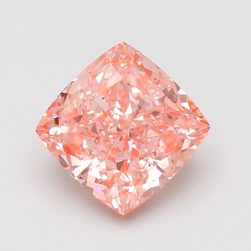 5.11 Ct. Fancy Vivid Pink Cushion Lab Grown Diamond