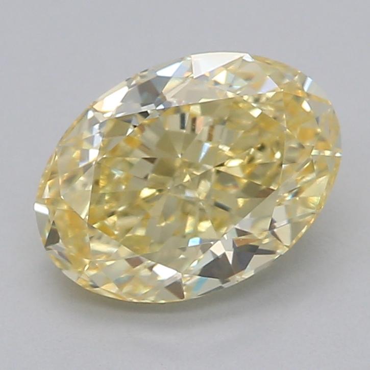 1.09 Ct. Fancy Intense Yellow Oval Lab Grown Diamond