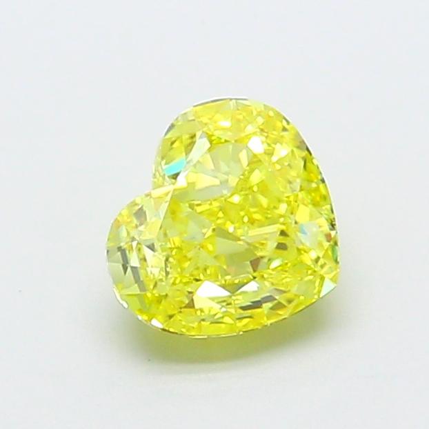 1.2 Ct. Fancy Vivid  Yellow Heart Lab Grown Diamond